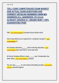 TDCJ CORE COMPETENCIES EXAM NEWEST  2026 ACTUAL EXAM QUESTIONS AND  CORRECT DETAILED ANSWERS &lpar;VERIFIED  ANSWERS&rpar; ALL ANSWERED &lbrace;70 Q & A&rcub;  ALREADY GRADED A&plus; &vert; BRAND NEW&excl; &vert; 100&percnt;  GUARANTEED PASS