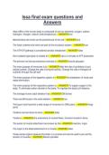 Issa final exam questions and Answers&period;