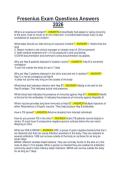 Fresenius Exam Questions Answers 2026