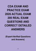 CDA Exam 2024-2025 &vert; Certified Dental Assistant Practice Questions