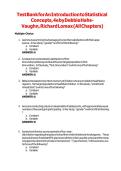 Test Bank for An Introduction to Statistical Concepts&comma; 4th Edition by Debbie Hahs-Vaughn & Richard Lomax &ndash; Complete Chapters with Answers