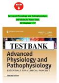 Test Bank for Advanced Physiology and Pathophysiology&comma; 2nd Edition by Nancy Tkacs &vert; All Chapters 1-17