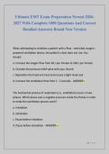 Ultimate EMT Exam Preparation Newest 2026 2027 With Complete 1000 Questions And Correct  Detailed Answers&vert; Brand New Version