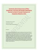 Systematic Clinical Assessment of Mary Zimmerman&colon; A 29-Year-Old Female Presenting for Routine Six-Month Prenatal Checkup at an Outpatient Obstetrics Clinic