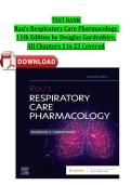 Test Bank for Rau&rsquo;s Respiratory Care Pharmacology 11th Edition &ndash; Douglas Gardenhire &vert; Chapters 1&ndash;23 &vert; Latest Update 2026 &vert; A&plus; Exam Prep
