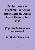 NC Dental Laws & Infection Control 2026 &vert; Board Exam Prep