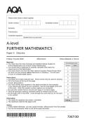  ACTUAL 2025 AQA A-level FURTHER MATHEMATICS 7367&sol;3D Paper 3 Discrete MERGED  QUESTION PAPER &plus; MARK SCHEME  ACTUAL 2025 AQA A-level FURTHER MATHEMATICS 7367&sol;3D Paper 3 Discrete MERGED  QUESTION PAPER &plus; MARK SCHEME 
