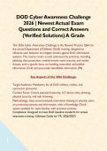 2026 Cyber Awareness Compilation BUNDLE &vert; Expert Strategies&comma; Review of Key Quizzes&comma; and Practice Questions for Guaranteed Success
