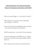 Maternal Newborn ATI&comma; Maternal Newborn Proctor ATI Questions And Answers 2025&sol;2026