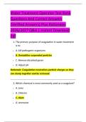 Water Treatment Operator Test Bank  Questions And Correct Answers  &lpar;Verified Answers&rpar; Plus Rationales  2026&sol;2027 Q&A &vert; Instant Download  Pdf