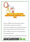 GEOL 111 Exam 2 &ndash; 2026 Complete Exam Questions and Verified Answers &vert; Volcanology&comma; Sedimentary Rocks&comma; and Geologic Time