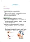 Anatomie&comma; Fysiologie en Pathologie &ndash; AFP OP3 &ndash; Verpleegkunde &ndash; Compleet en Uitgebreid Lesmateriaal &lpar;Nederlandstalig&rpar;