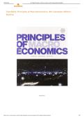 Test Bank Principles of Macroeconomics&comma; 8th Canadian Edition  Mankiw 