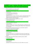 ALERRT level 1 Active Shooter Course Exam Prep Questions with Accurate Solutions 2026