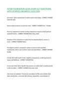 ISTQB FOUNDATION LEVEL EXAM 327 QUESTIONS WITH VERIFIED ANSWERS 2025&sol;2026&comma;100&percnt;CORRECT