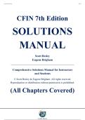 Complete Solutions Manual - CFIN&comma; 7th Edition &ndash; Scott Besley&comma; Eugene Brigham &ndash; ISBN 9780357515150 &lpar;All Chapters Covered 1&ndash;16&rpar;