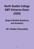 North Seattle College EMT Entrance Exam&period;pdf