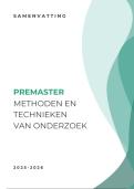 Samenvatting Research Methods for Business Students -  Methoden en Technieken van Onderzoek &lpar;MB0126&rpar;