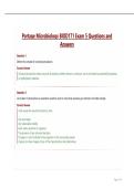Portage Microbiology BIOD171 Exam 5 Questions and Answers