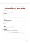 Portage Learning Micro Exam 1 Questions and Answers&period;