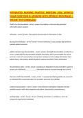 INTEGRATED NURSING PRACTICE MIDTERM 2026 UPDATED EXAM QUESTIONS & ANSWERS WITH DETAILED RATIONALES &vert; INSTANT PDF DOWNLOAD