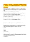 Nursing 121 Midterm Set 2026 Updated Exam Questions & Answers With Detailed Rationales &vert; Instant PDF Download