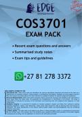COS3701 EXAM PACK 2026 - DISTINCTION GUARANTEED