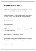 rn 106 ch 26 hypertension&period; Questions with Verified Solutions