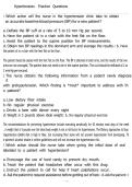HYPERTENSION PRACTICE QUESTIONS WITH CORRECT ANSWERS
