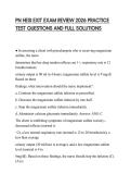 PN HESI EXIT EXAM REVIEW 2026 PRACTICE TEST QUESTIONS AND FULL SOLUTIONS