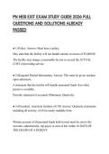 PN HESI EXIT EXAM STUDY GUIDE 2026 FULL QUESTIONS AND SOLUTIONS ALREADY PASSED