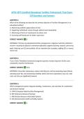 APPA CEFP &lpar;Certified Educational Facilities Professional&rpar; Final Exam&colon; 150 Questions and Answers