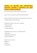 Nursing 232 Midterm 2026 Comprehensive Questions&comma; Answers & Rationales for Exam Success &vert; Instant Download