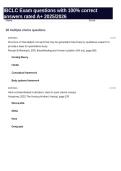 IBCLC Exam questions with 100&percnt; correct answers rated A&plus; 2025&sol;2026