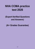 NHA CCMA Practice Test 2026 &vert; Certified Clinical Medical Assistant