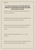 One Yield V2 Certification ACTUAL EXAM