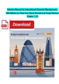Solution Manual for International Financial Management 10th Edition by Cheol Eun&comma; Bruce Resnick & Tuugi Chuluun &vert; Chapters 1&ndash;21 Complete &vert; Fully Updated & Accurate