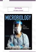 Microbiology&colon; The Human Experience &ndash; First Edition Foster&comma; Microbiology Course &ndash; Complete Test Bank