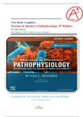 Test Bank Complete&lowbar;Mccance & Huether&rsquo;s Pathophysiology&colon; The Biologic Basis Of Disease In Adults And Children&comma; 9th Edition By Julia Rogers