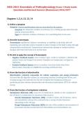 NUR 2063 Essentials of Pathophysiology Exam 1 &ndash; Rasmussen &ndash; 2026&sol;2027 Study Guide with Revised Questions and Answers