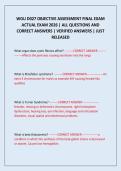 WGU D027 OBJECTIVE ASSESSMENT FINAL EXAM ACTUAL EXAM 2026 &vert; ALL QUESTIONS AND CORRECT ANSWERS &vert; VERIFIED ANSWERS &vert; JUST RELEASED
