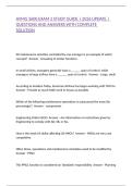 AVMG 3600 EXAM 2 STUDY GUIDE &vert; 2026 UPDATE &vert; QUESTIONS AND ANSWERS WITH COMPLETE SOLUTION