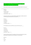 Straighter line Pharmacology Quiz 1 And All Correct Answers&period;