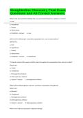 Straighterline Chemistry Final Exam Questions and All Correct Answers&period;