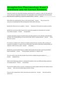Straighterline Pharmacology Exam 1 Questions and All Correct Answers&period;