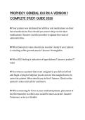 PROPHECY GENERAL ICU RN A VERSION 1 COMPLETE STUDY GUIDE 2026