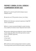PROPHECY GENERAL ICU RN A VERSION 1 COMPREHENSIVE REVIEW 2026
