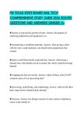 PSI TEXAS STATE BOARD NAIL TECH COMPREHENSIVE STUDY GUIDE 2026 SOLVED QUESTIONS AND ANSWERS GRADED A&plus;