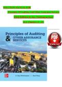 solution manual for Principles of Auditing and Other Assurance Services 23rd Edition &lpar;2026 Latest Update&rpar; by Ray Whittington & Kurt &mdash; Graded A&plus;