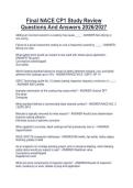 Final NACE CP1 Study Review  Questions And Answers 2026&sol;2027